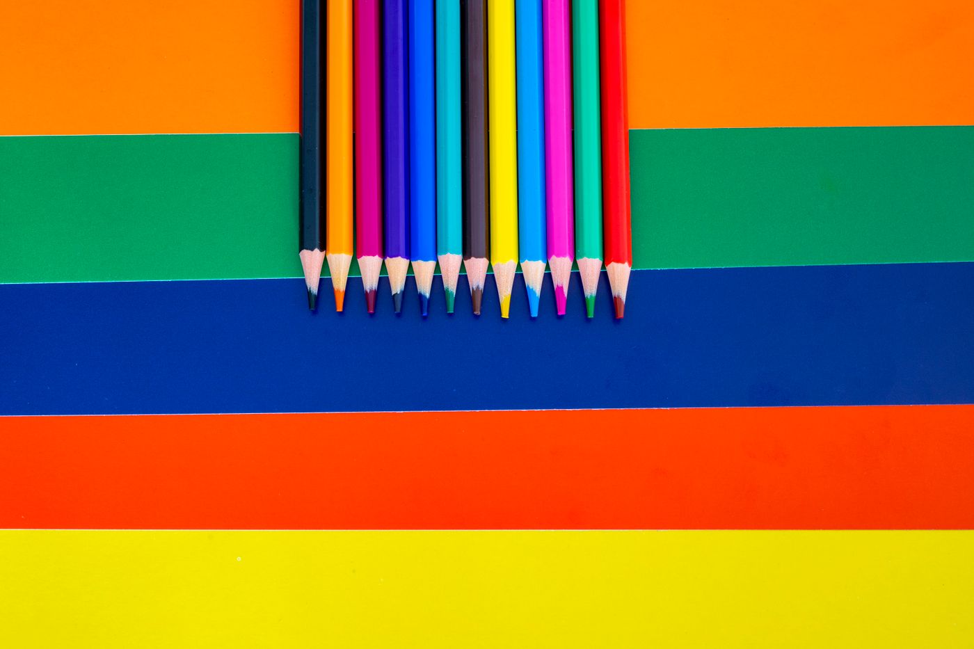 Llapis de colors, fotografia il·lustrativa